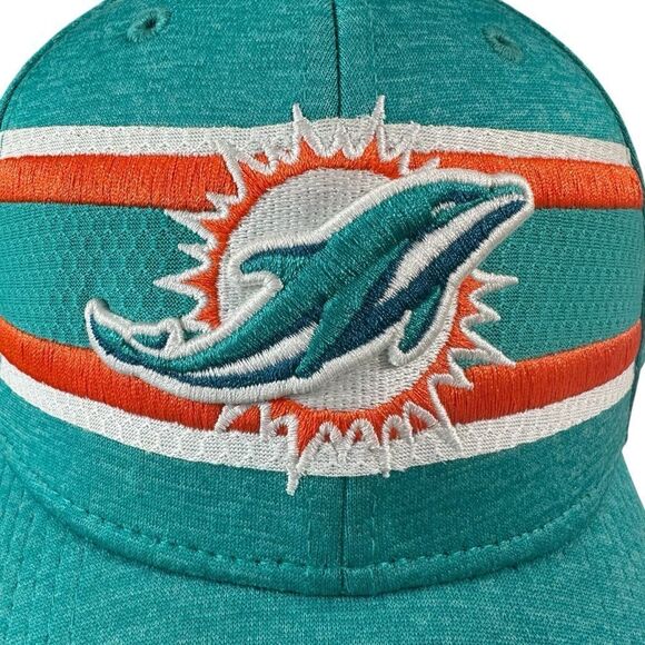 New Era NFL Miami Dolphins Fan Apparel Flex Hat M/L - Picture 3 of 9